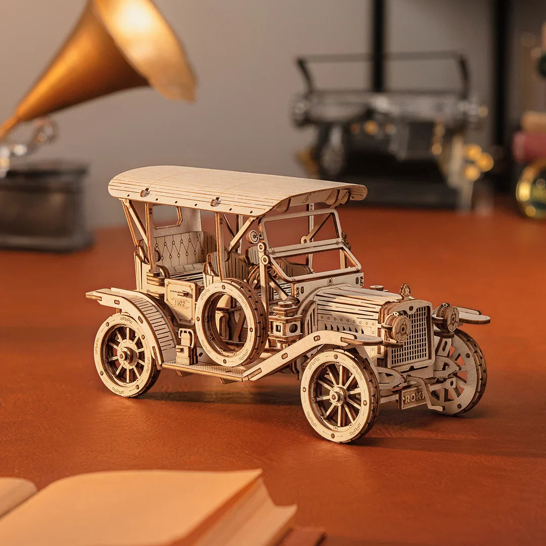 Robotime Vintage Car 3D Wooden Puzzle