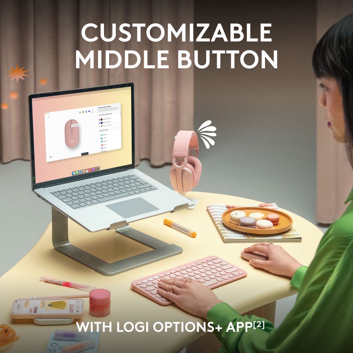 Logitech Pebble Mouse 2 M350s Slim Bluetooth Wireless Mouse (2 Year Warranty, Parallel Import)