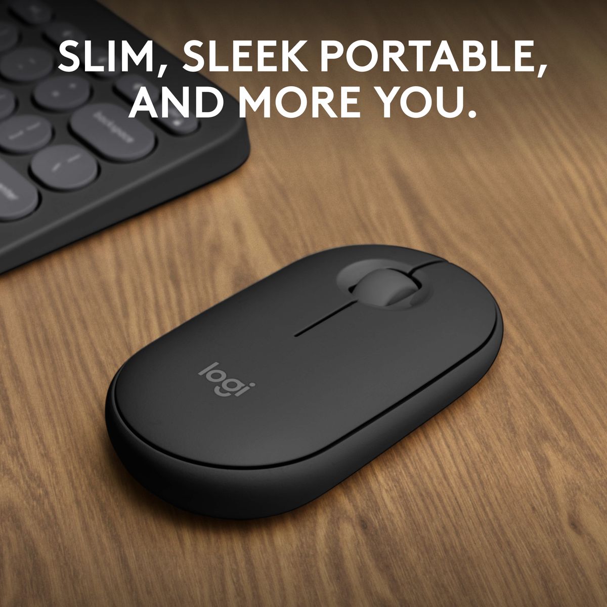 Logitech Pebble Mouse 2 M350s Slim Bluetooth Wireless Mouse (2 Year Warranty, Parallel Import)