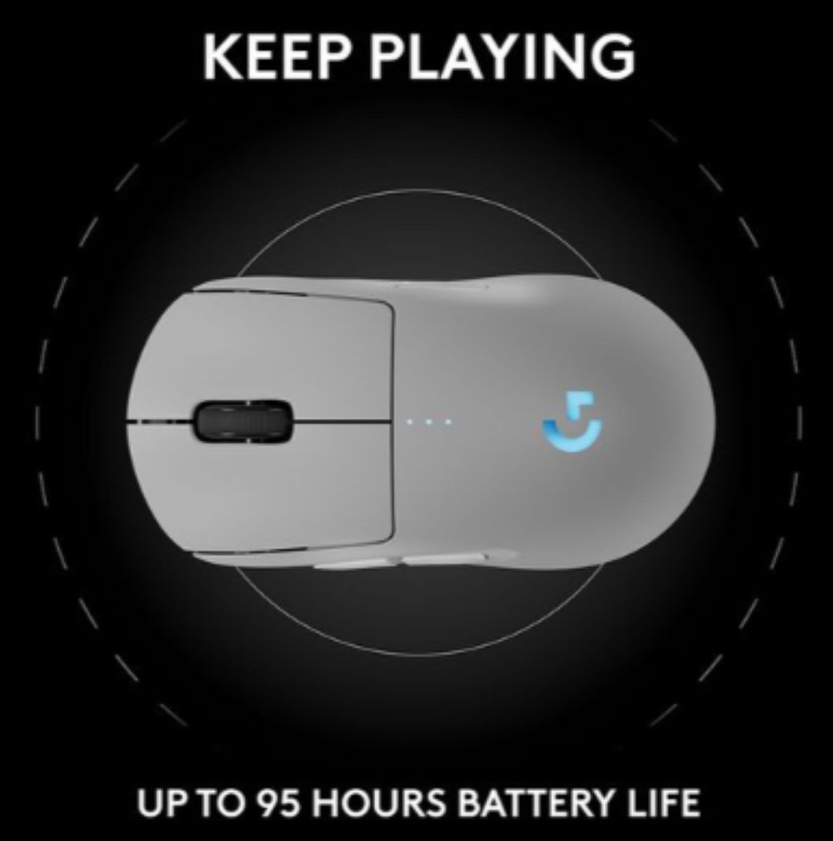 Logitech PRO 2 LIGHTSPEED Ambidextrous Wireless Gaming Mouse (2 Year Warranty, Parallel Import)
