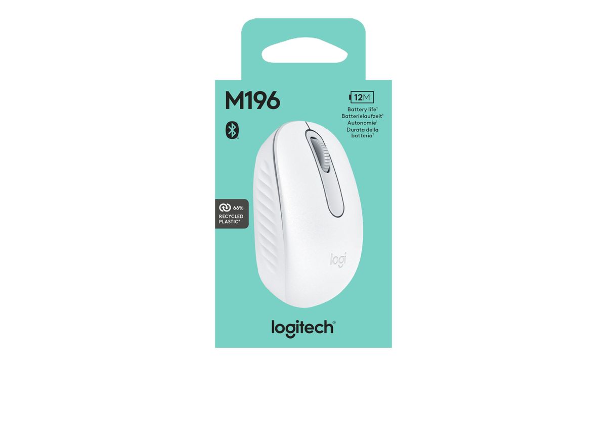 Logitech M196 Bluetooth Mouse With 1000 DPI Tracking (2 Year Warranty, Parallel Import)