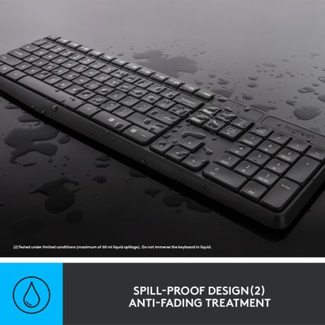 Logitech - MK235 Wireless Keyboard and Mouse Combo (2 Year Warranty, Parallel Import)