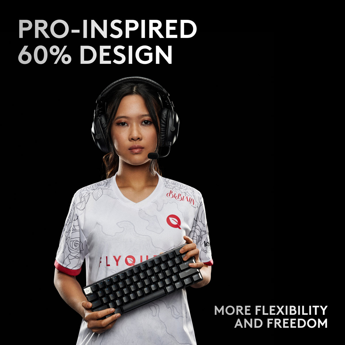 Logitech - Pro X 60 Lightspeed Wireless Gaming Keyboard - Black (2 Year Warranty, Parallel Import)