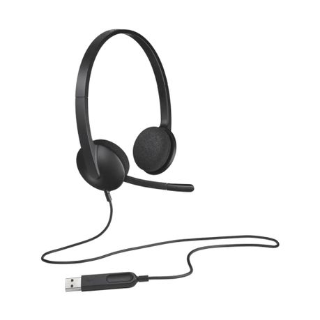 Logitech H340 USB Headset with Noise-Cancelling microphone (2 Year Warranty, Parallel Import)