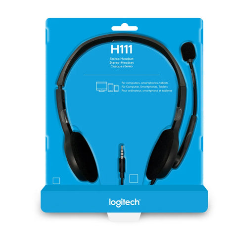 Logitech H111 Stereo Business Headset (2 Year Warranty, Parallel Import)