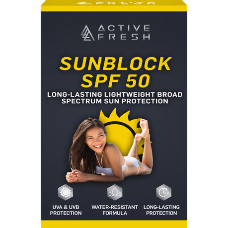 Active Fresh Pocket size Sunblock SPF 50 set of 2