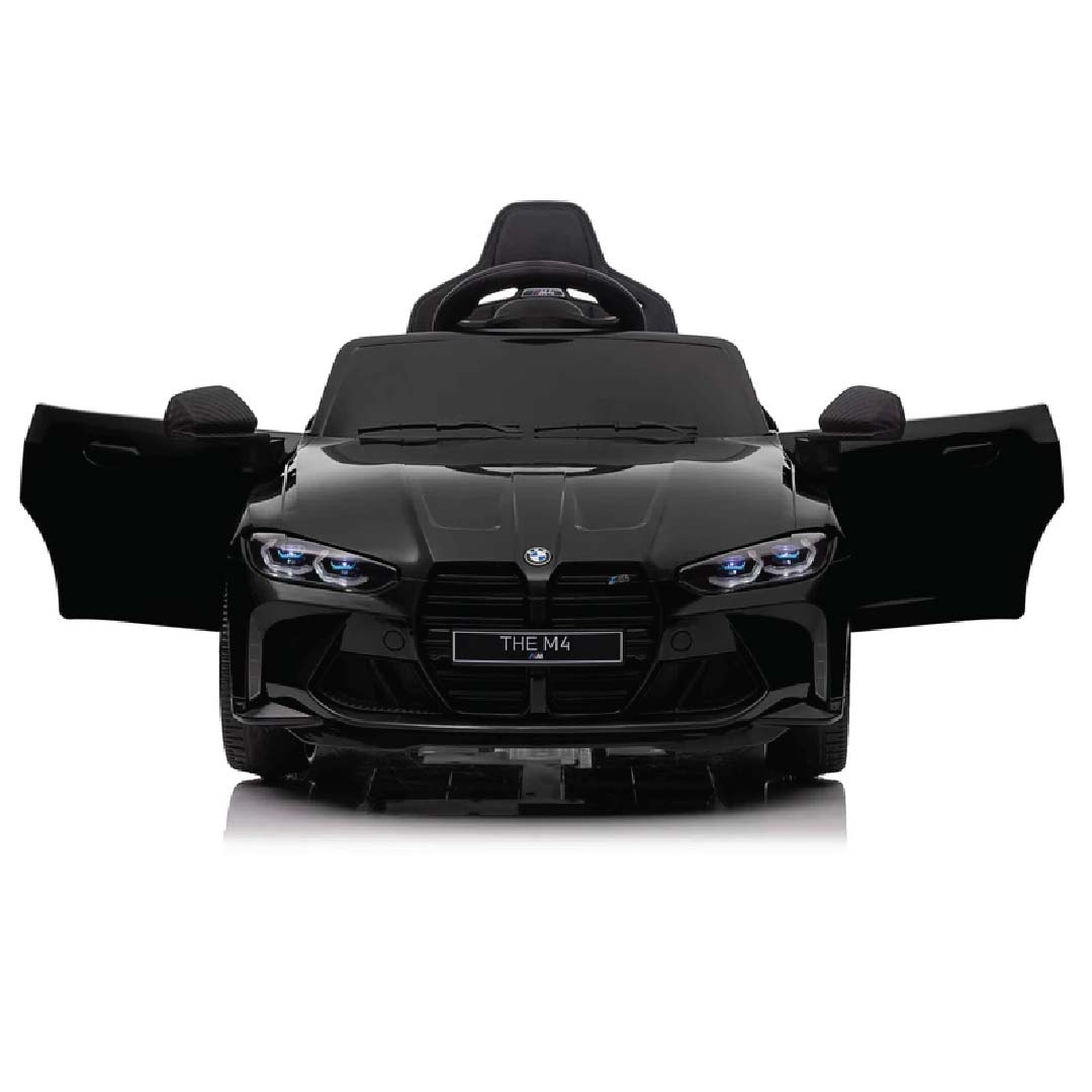BMW M4 Kids Ride on Car With Rubber Wheels 12v(Licensed) Black