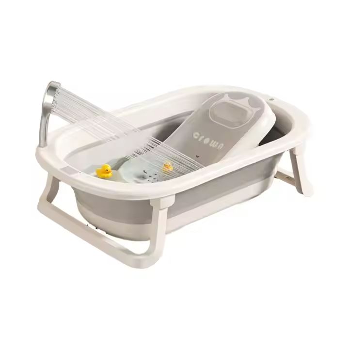 Babies-Up Crown Collapsible Baby Newborn Bathtub Thermometer With Seat