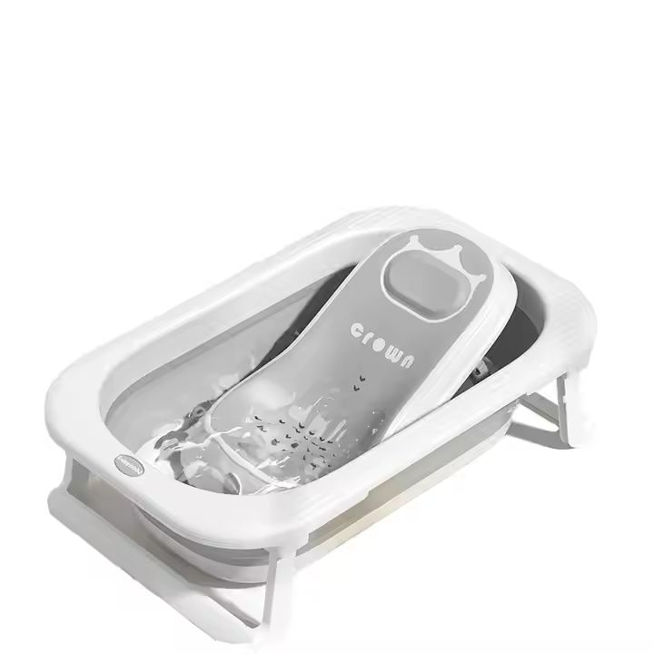 Babies-Up Crown Collapsible Baby Newborn Bathtub Thermometer With Seat