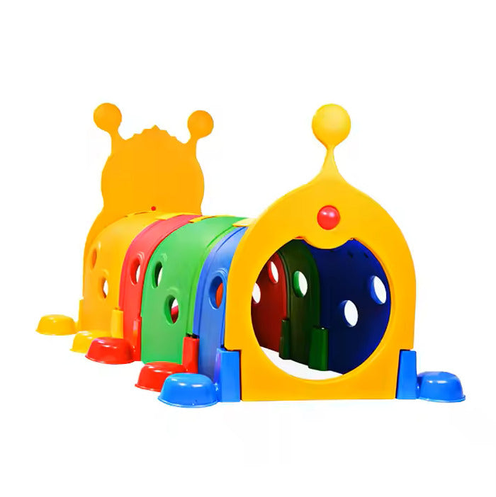 Babies-Up Rainbow Caterpillar Tunnel Adventure for Kids Playground Fun