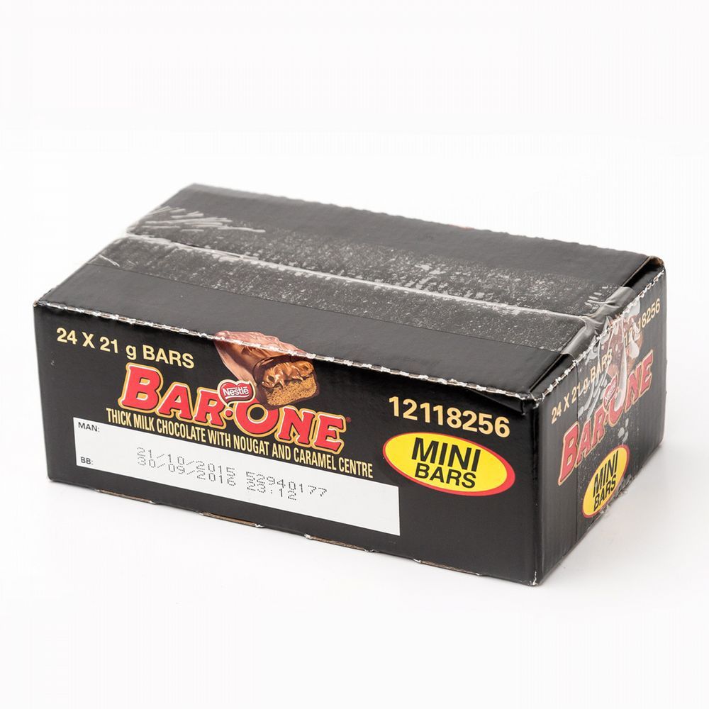 Nestle Bar One Mini's Chocolate (24 x 21g bars)