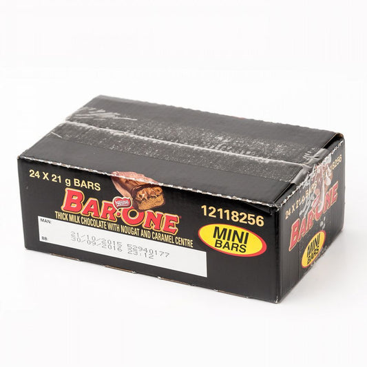 Nestle Bar One Mini's Chocolate (24 x 21g bars)