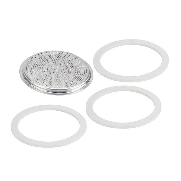 Bialetti Replacement Gasket / Filter Plate Pack - Moka Express & Dama