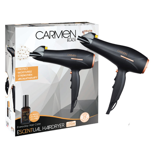Carmen Argan Oil 2200W Hair Dryer | Aromatherapy Escentual Series