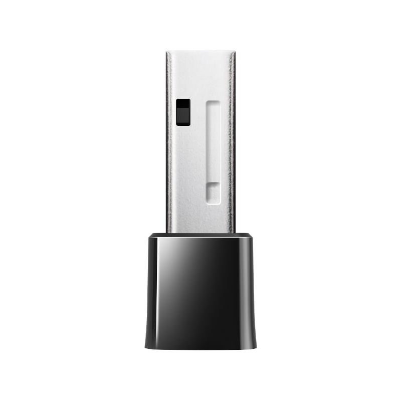 Stay connected with the Cudy WU650 650Mbps Wi-Fi Dual Band USB Adapter. Designed for efficiency and performance, this compact-sized Wi-Fi adapter is lightweight, sleek and portable. It features a USB 2.0 connection and comes with the latest Wi-Fi standard – 802.11ac. This allows the Cudy WU650 to run applications at triple the speed of the 802.11n devices.
It also comes with selectable dual-band technology, giving you access to 2.4GHz and 5Ghz network bands. The 2.4GHz band provides extremely long-range pe
