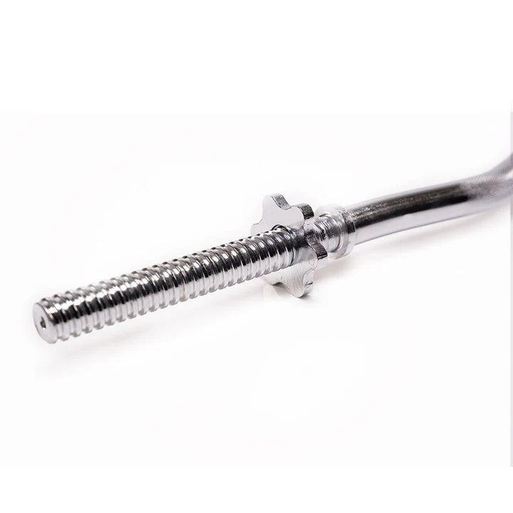 Ez Standard Bar 1.2M Fitness Bar
The EZ Standard Bar 1.2M Fitness Bar is designed to provide a more comfortable and joint-friendly lifting experience, making it ideal for arm-focused strength training. Its ergonomic EZ curl shape helps reduce strain on the wrists and elbows while allowing better muscle isolation.