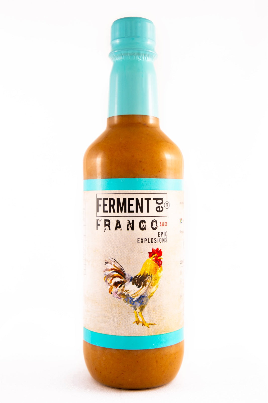 Fermented Frango Sauce Epic Explosions 500ml
FERMENTed Frango Sauce: A Fusion of Flavour
Frango, meaning "chicken" in Portuguese, this sauce is specifically designed to enhance the flavours of poultry dishes. Carefully selected ingredients, including red and green jalapenos and a secret blend of spices, undergo a transformative fermentation process, resulting in a sauce that delivers a fiery kick and a depth of flavour.