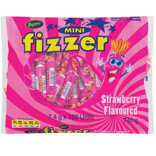 Fizzer Mini Strawberry Flavoured Sweet