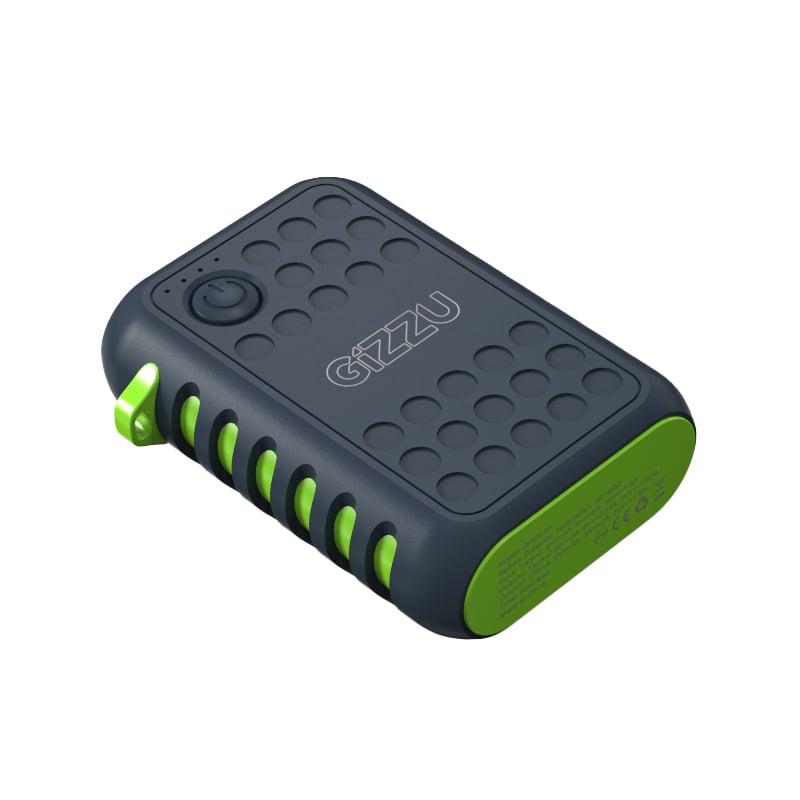 Gizzu Rugged Power Bank 10000mAh 18W.