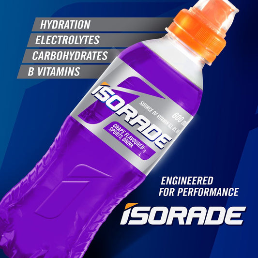 Isorade Sports Drink - Grape
Get the best, to be your best
Isorade sports drink helps replenish fluids, electrolytes and carbohydrates lost through sports and physical activity.