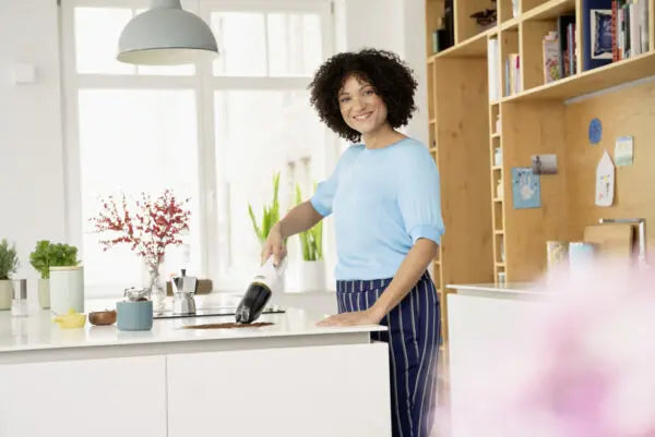 Karcher CVH 2 Battery Vacuum
Effectively solving difficult cleaning situations: The BATTERY-powered CVH 2 hand vacuum cleaner is lightweight and compact and is ideal as a reliable aid for daily cleaning tasks in the kitchen, living room, bedroom and car.