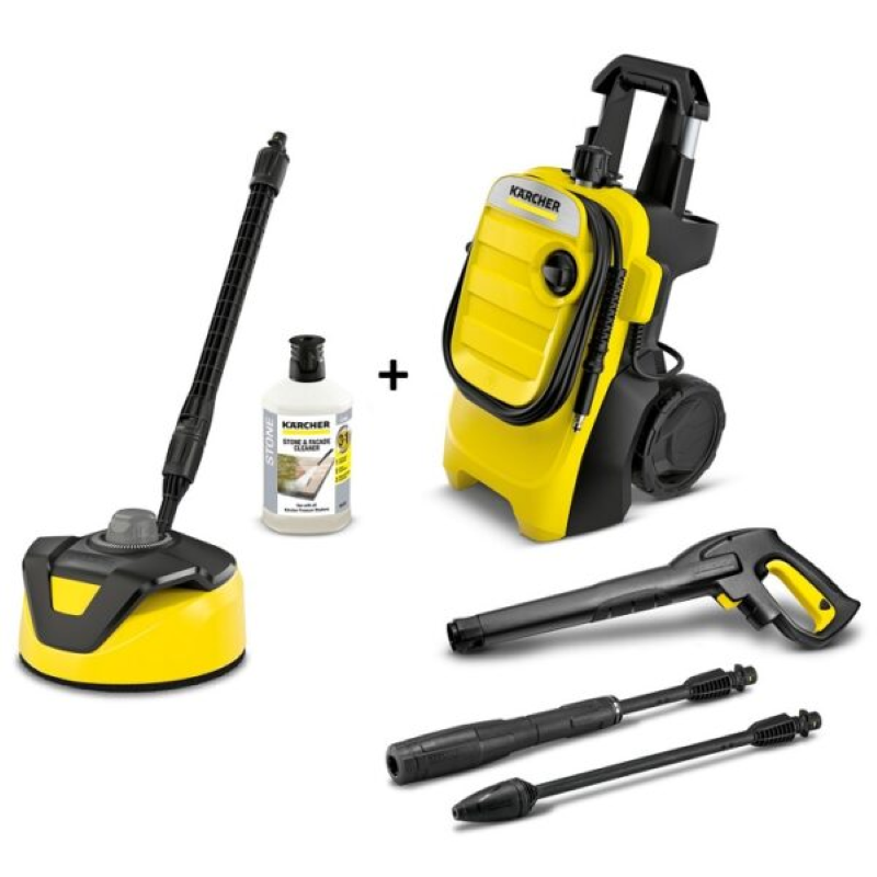 Karcher High Pressure Washer K 4 Compact Home
The Karcher Pressure Washer K 7 Compact Home cleans stubborn dirt from surfaces at up to 60 m² per hour. Proving its credentials in terms of both ease of use and performance. Package includes T 7 surface cleaner 1 litre stone & facade cleaner.