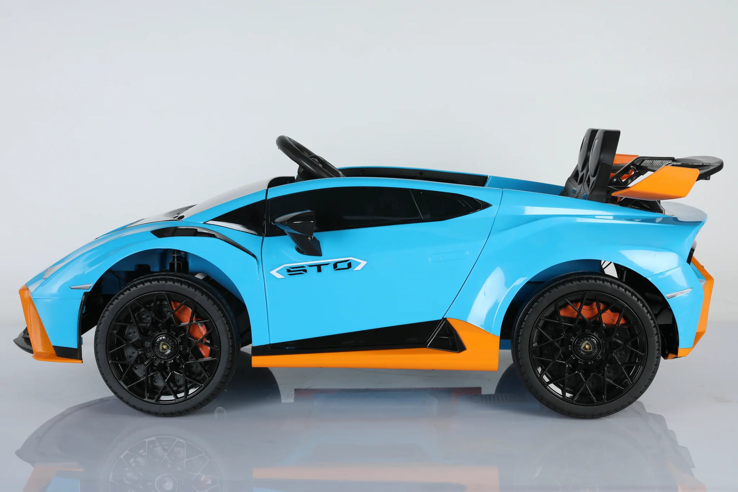 Lamborghini Huracan STO Ride on Car With Rubber Wheels 12v