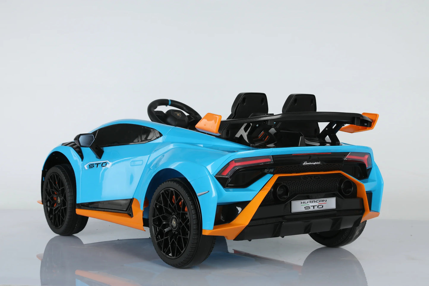 Lamborghini Huracan STO Ride on Car With Rubber Wheels 12v