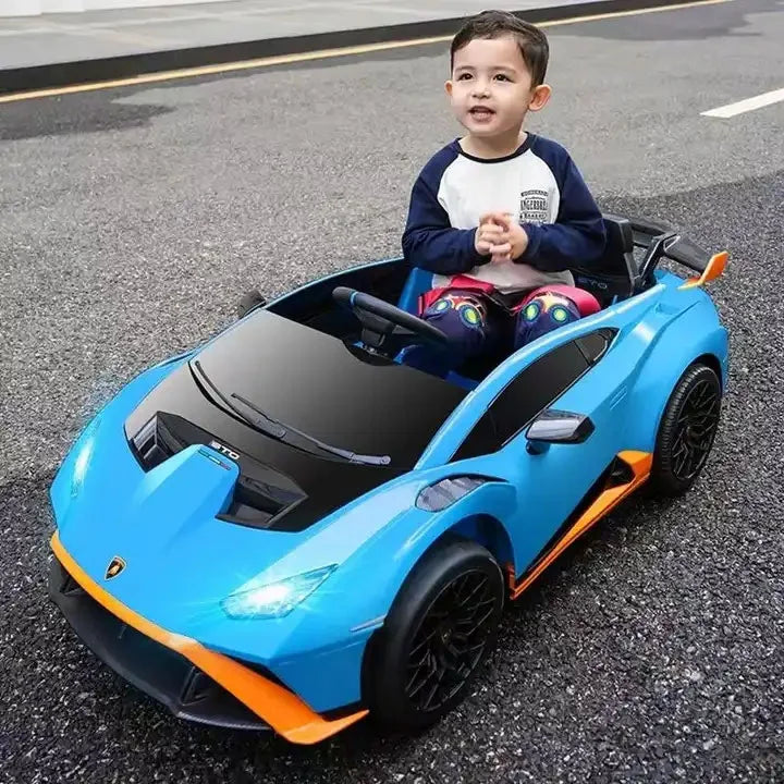 Lamborghini Huracan STO Ride on Car With Rubber Wheels 12v