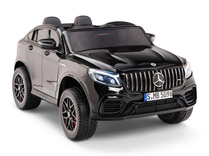 Mercedes Benz 2 seater GLC63s Kids Ride on Car With Rubber Wheels 12v Black