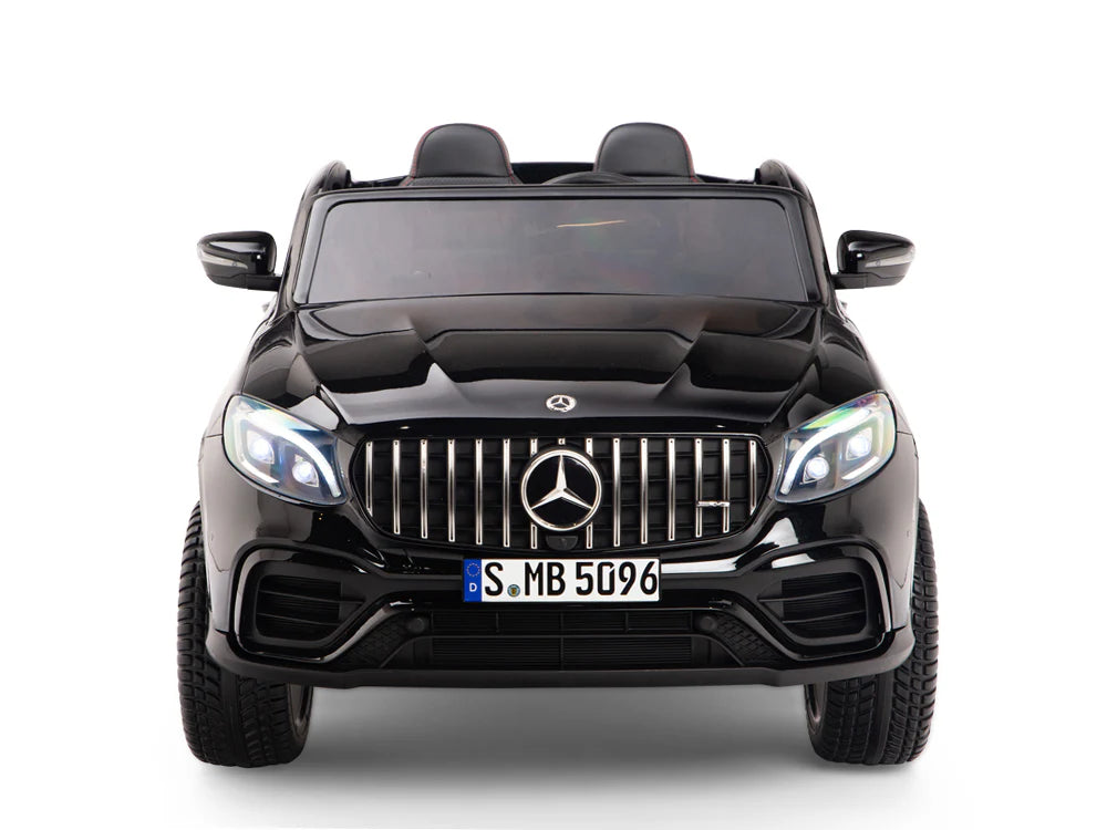 Mercedes Benz 2 seater GLC63s Kids Ride on Car With Rubber Wheels 12v Black