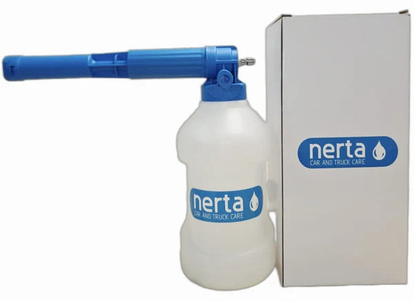 Nerta Foam Cannon, 2 Litre – Compatible with Industrial Pressure Washers (200+ Bar)
environments, offering exceptional durability and unmatched foaming performance. Designed to operate seamlessly with high-pressure industrial washers (200 Bar and above), it delivers dense, consistent foam for large-scale cleaning applications.