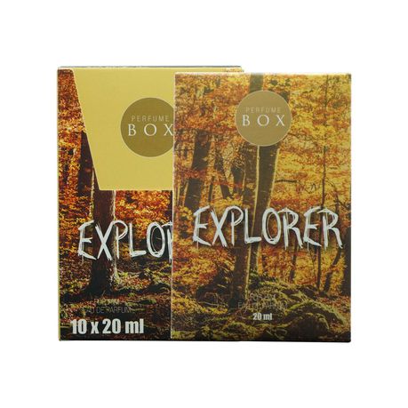 Perfume Box Explorer For Him Cologne Pocket size Box of 10
