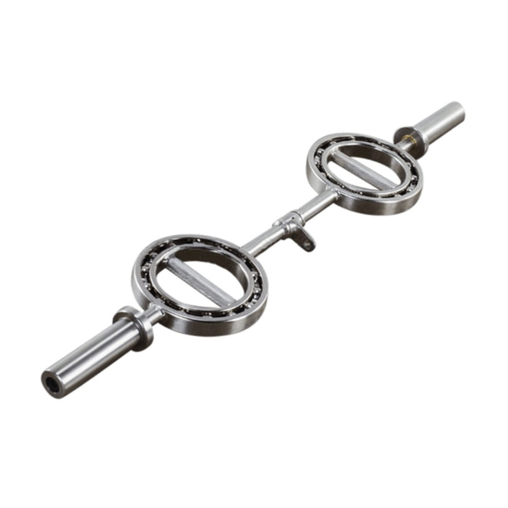 Powercore 4D Barbell (1.2M)
The 4D Barbell is a revolutionary training tool specifically designed to increase upper arm mass, strength, and definition while relieving stress on your tendons and joints. This bar accomplishes superior bicep and forearm development by means of pivoting handles, which isolate and intensify the muscle contraction with every repetition.