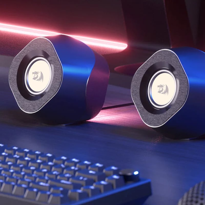 REDRAGON 2.0 KAIDAS PC Gaming Speaker β Black.
