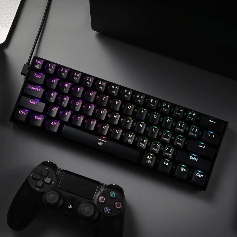 REDRAGON DRAGONBORN Wired Mechanical Keyboard RGB 67Key Design β Black.