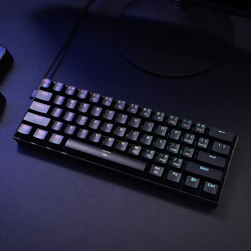 REDRAGON DRAGONBORN Wired Mechanical Keyboard RGB 67Key Design β Black.