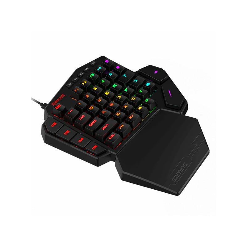REDRAGON Diti Elite Pro One-Handed RGB Wireless Mechanical Gaming Keyboard β Black.