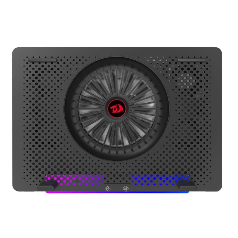 REDRAGON Dual USB 5 Fan RGB Gaming Notebook Stand.