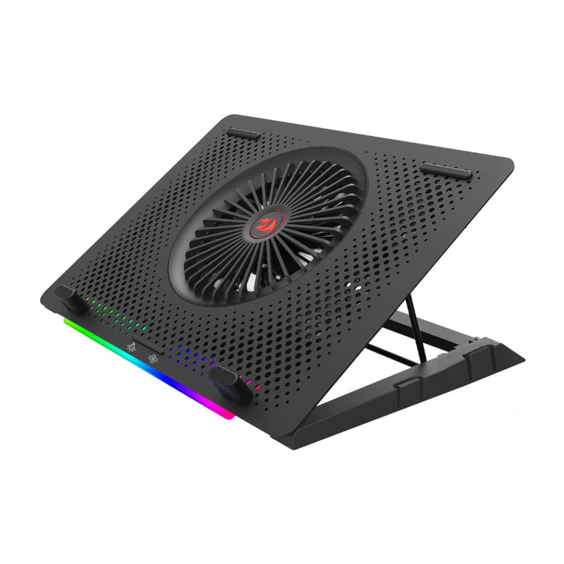 REDRAGON Dual USB 5 Fan RGB Gaming Notebook Stand.
