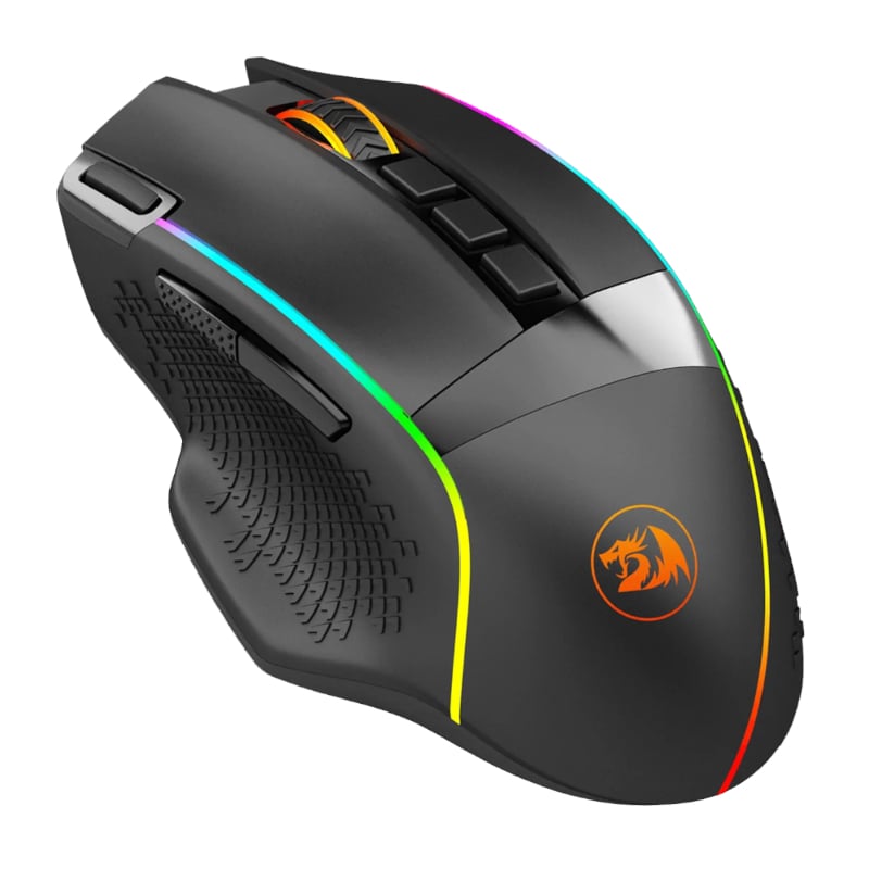 REDRAGON Enlightment 19000DPI RGB Wireless Gaming Mouse β Black.