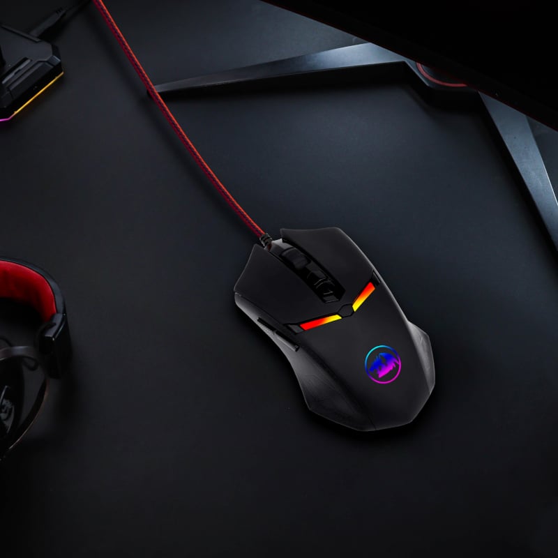 REDRAGON NEMEANLION 2 7200DPI Gaming Mouse – Black.
