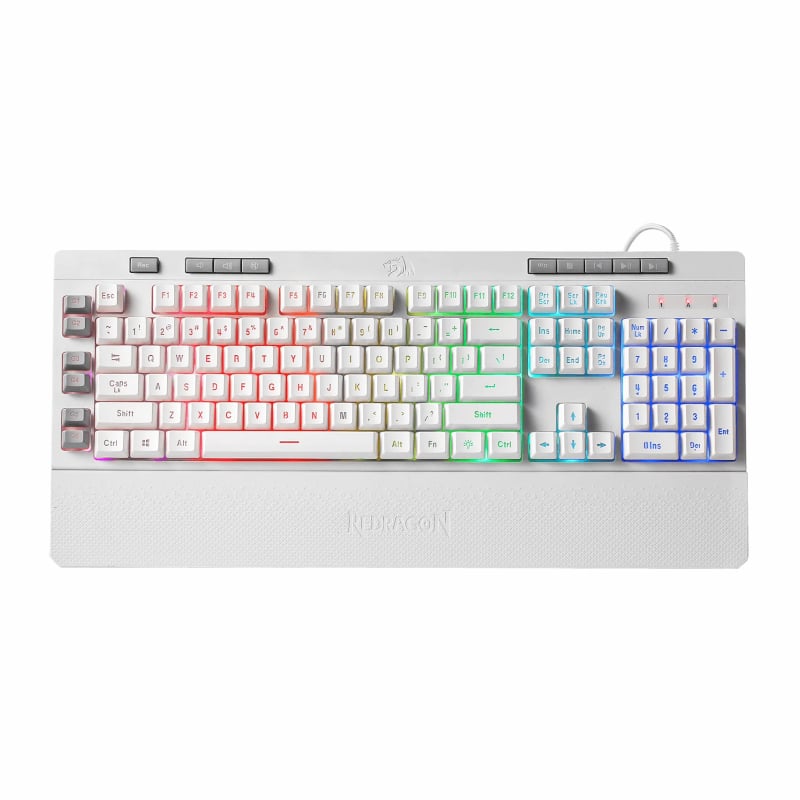 REDRAGON SHIVA Membrane Keyboard β White.