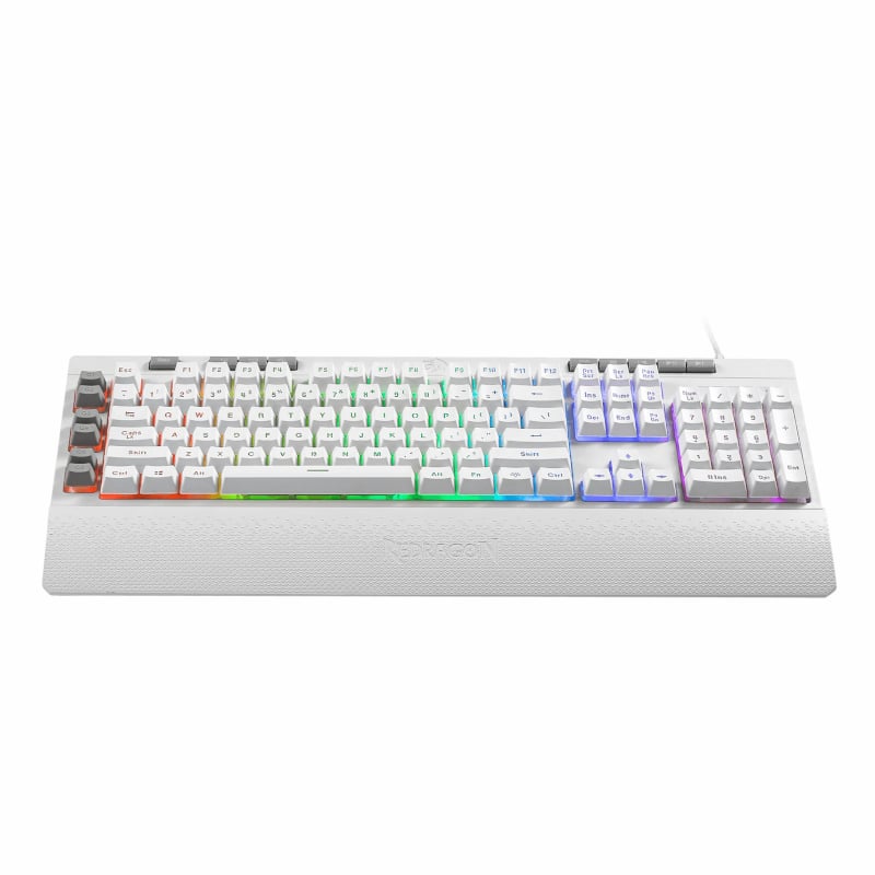 REDRAGON SHIVA Membrane Keyboard β White.