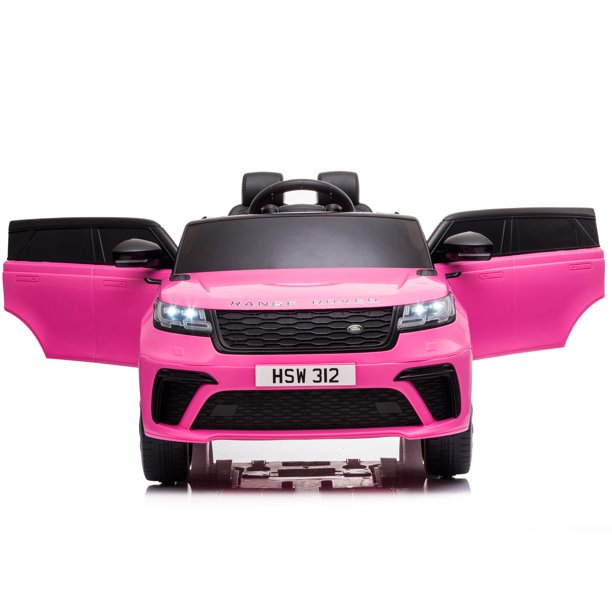 Range Rover Velar Kids Ride on Car With Rubber Wheels 12v (Licensed) Pink