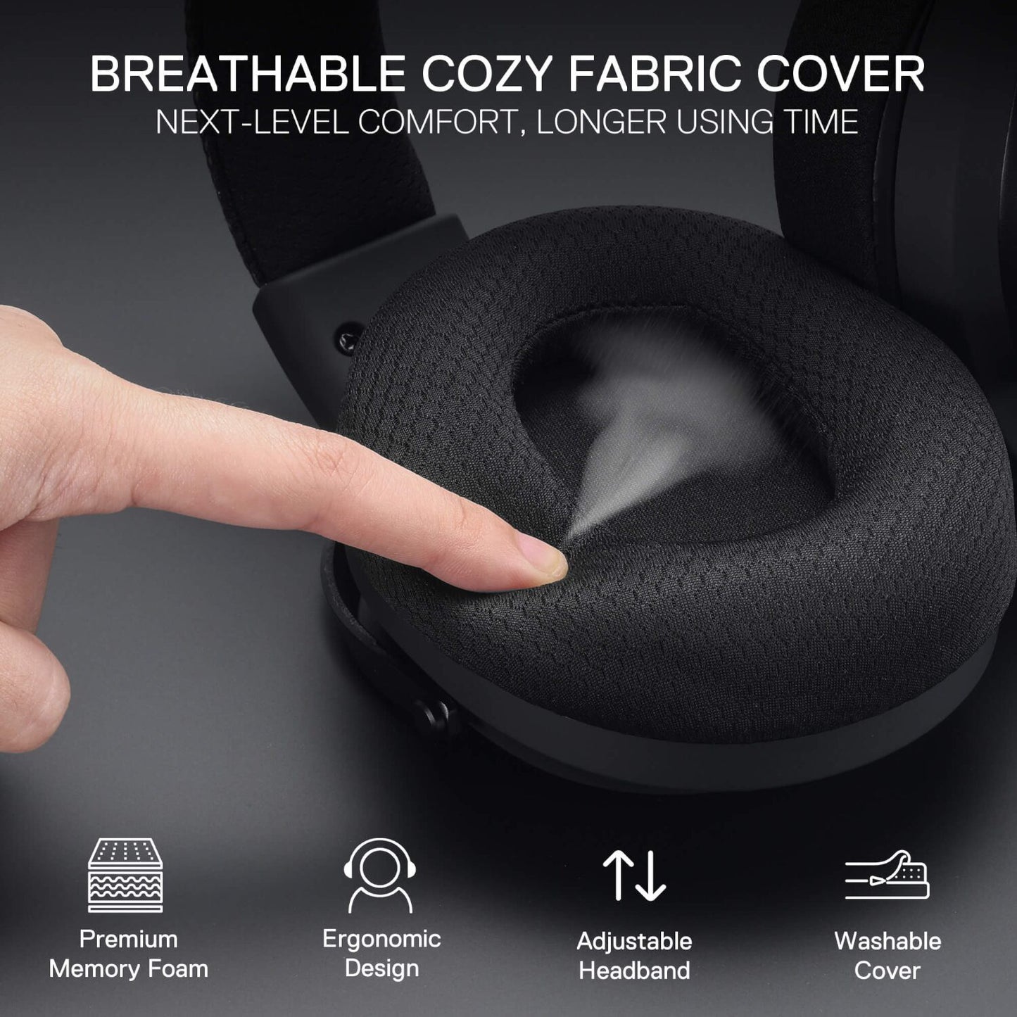 Redragon Arrow Pro H858 Wireless Gaming Headset (Bluetooth + 2.4GHz).