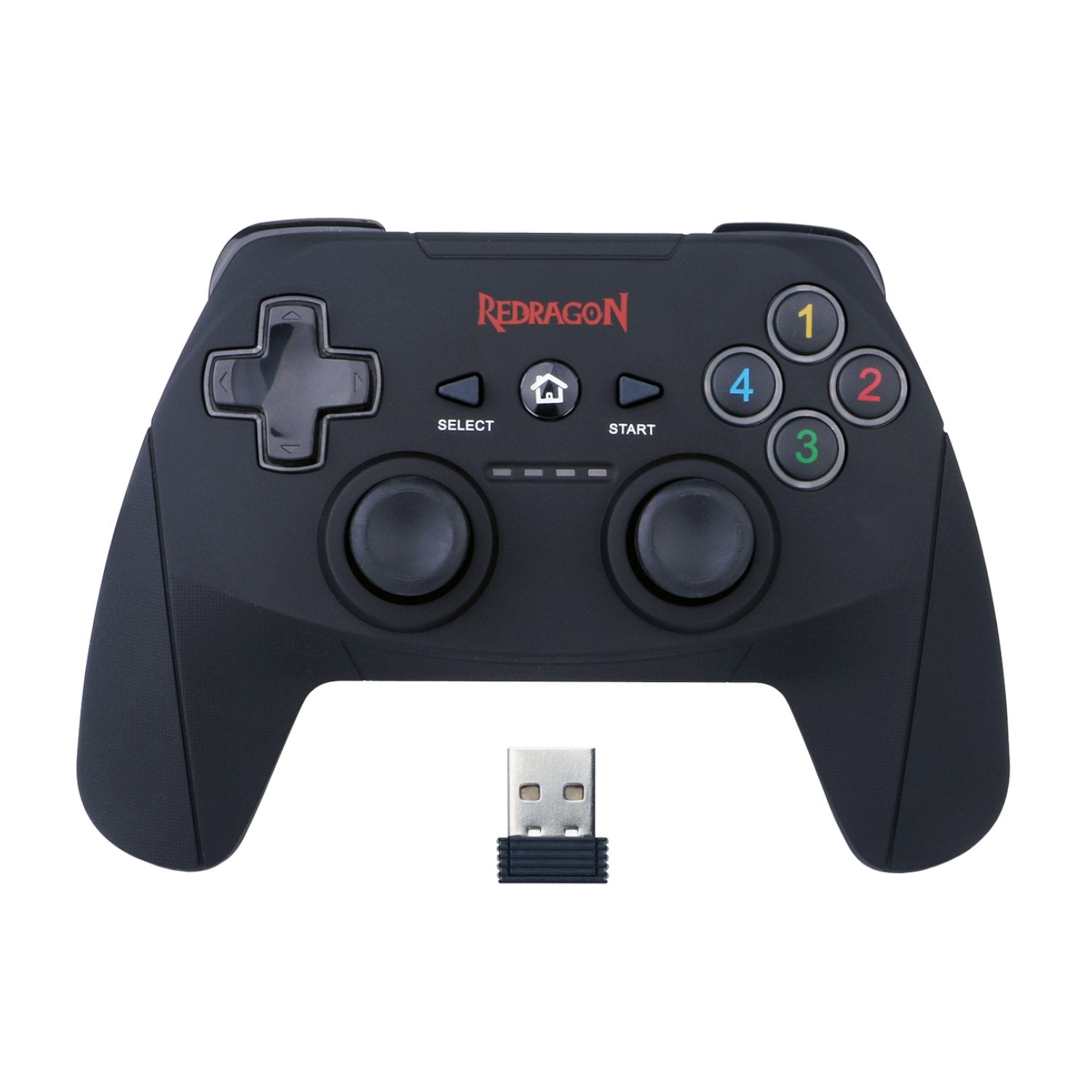 Redragon HARROW Wireless X/D-input(Digital/Analog) PC Controller – Black.