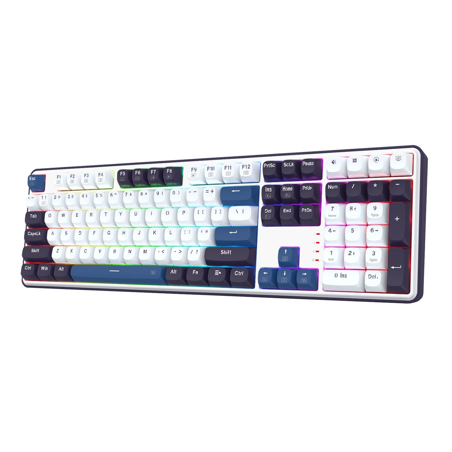 Redragon K689 WYVERN RGB Wired Mechanical Keyboard β White/Black.