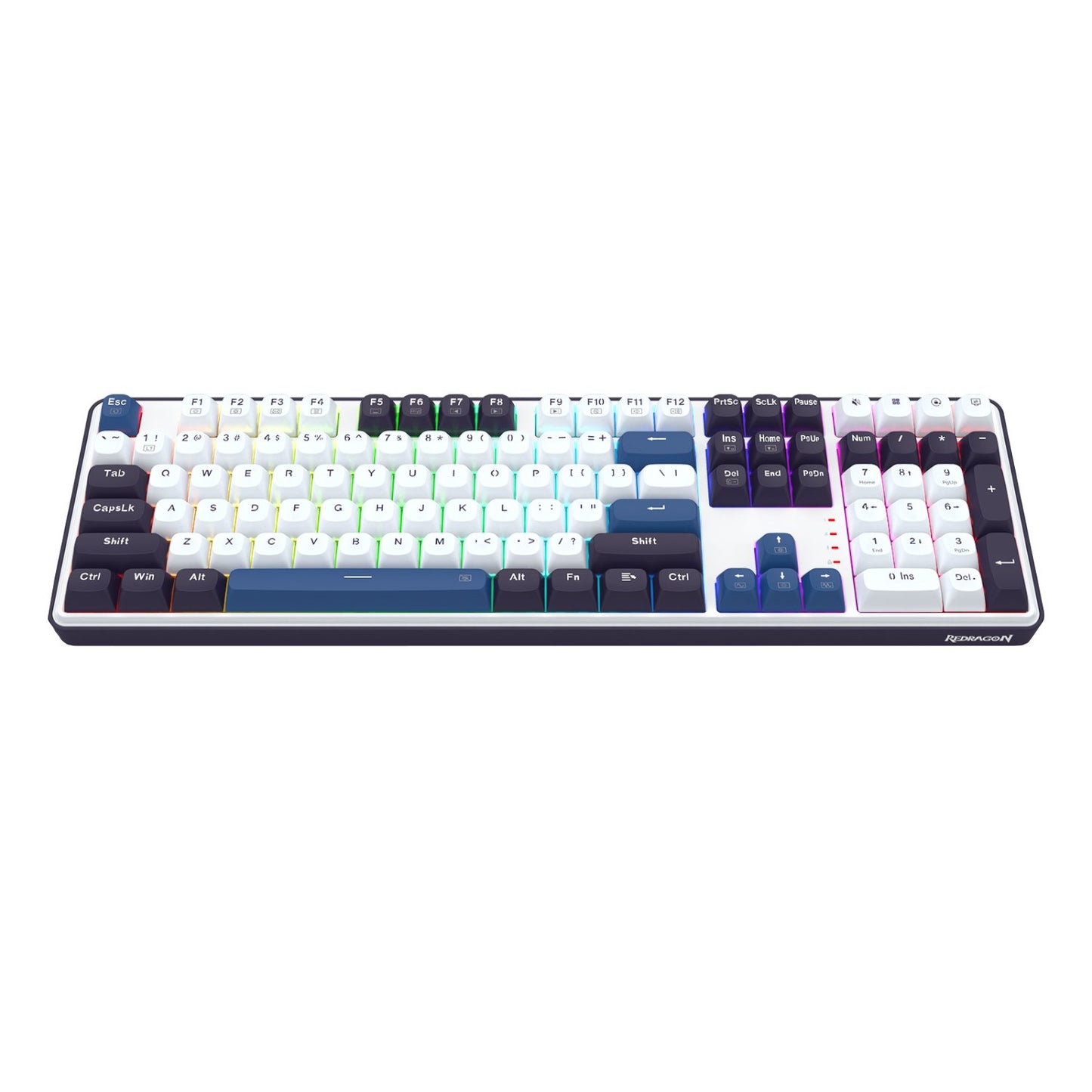 Redragon K689 WYVERN RGB Wired Mechanical Keyboard β White/Black.