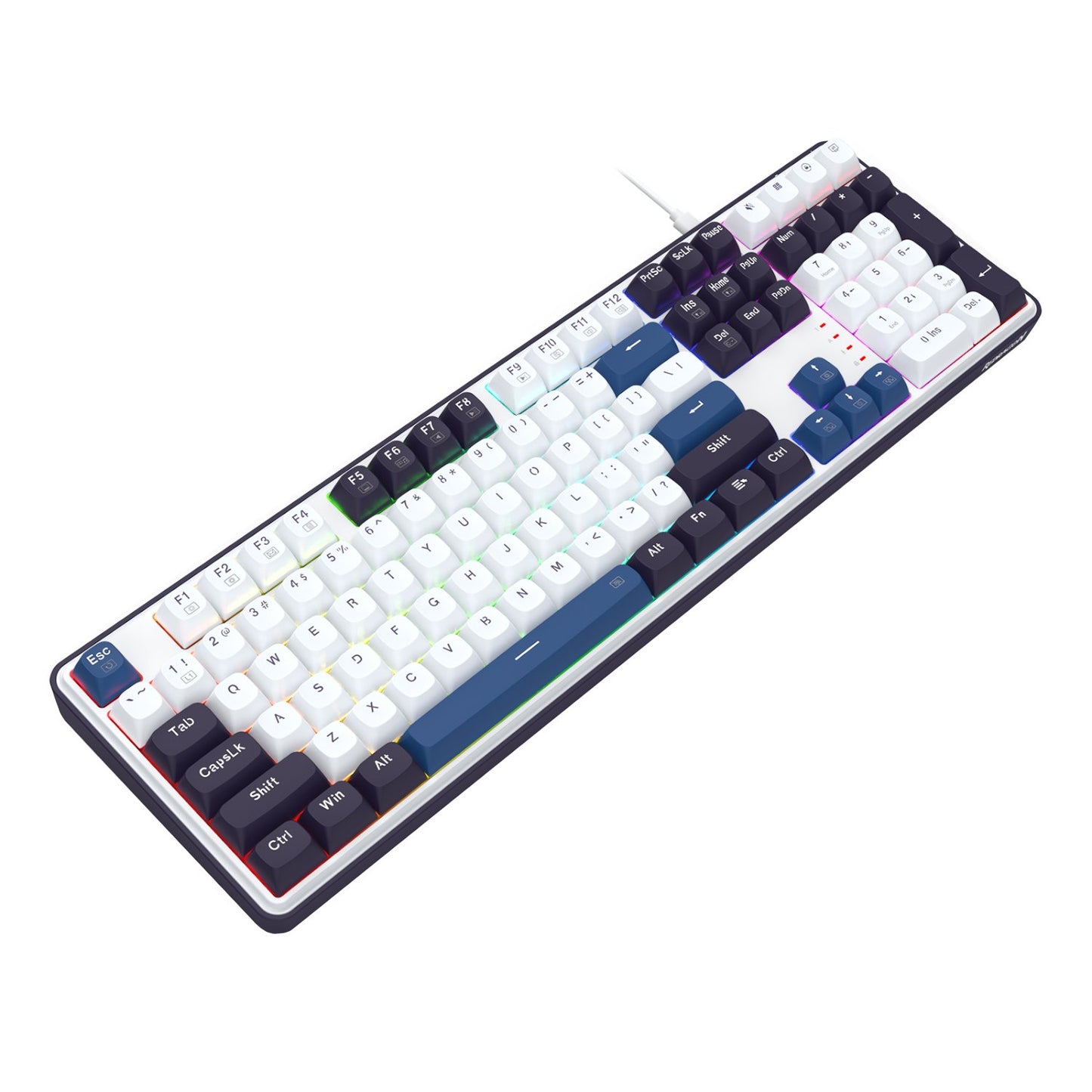Redragon K689 WYVERN RGB Wired Mechanical Keyboard β White/Black.